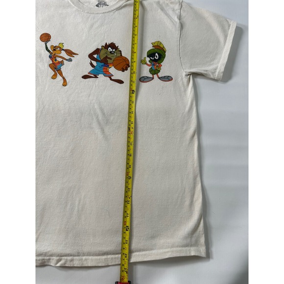 Space Jam A New Legacy Mens Size M Graphic T Shirt Bugs Bunny Marvin Martian - Picture 4 of 8